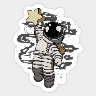 Astronaut Reach for the Star Sticker
